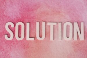 a clear solution path